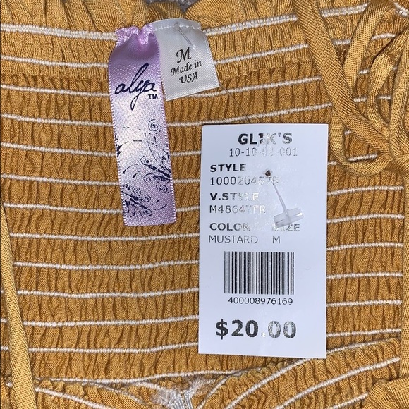 Cropped Yellow Tank Too - Picture 3 of 3